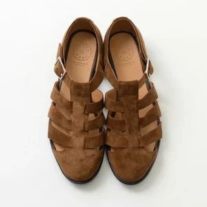 Leather Shoes & Boots^WHEELROBE / Gurkha sandal suede camel
