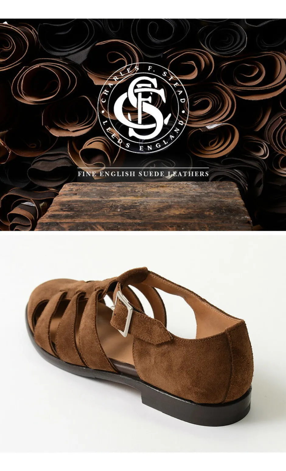 Leather Shoes & Boots^WHEELROBE / Gurkha sandal suede camel