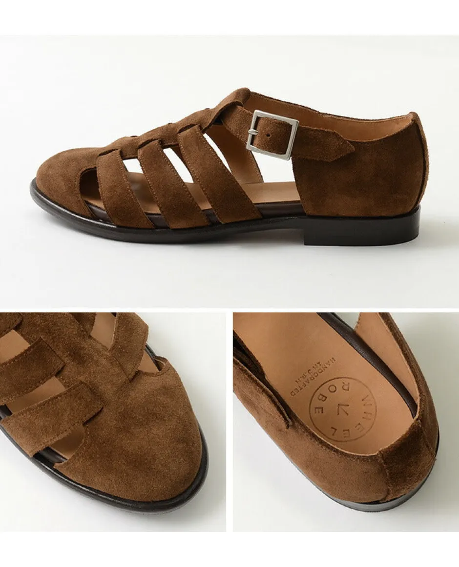 Leather Shoes & Boots^WHEELROBE / Gurkha sandal suede camel