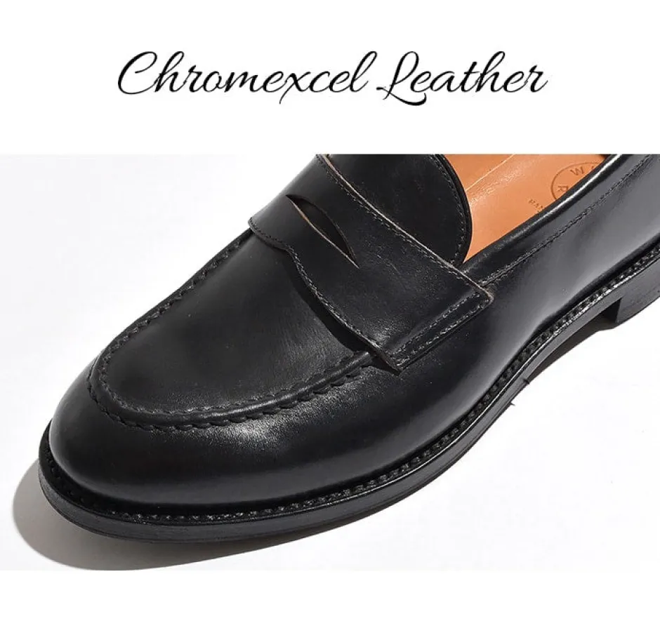 Leather Shoes & Boots^WHEELROBE / Heavy Stitching Loafer black