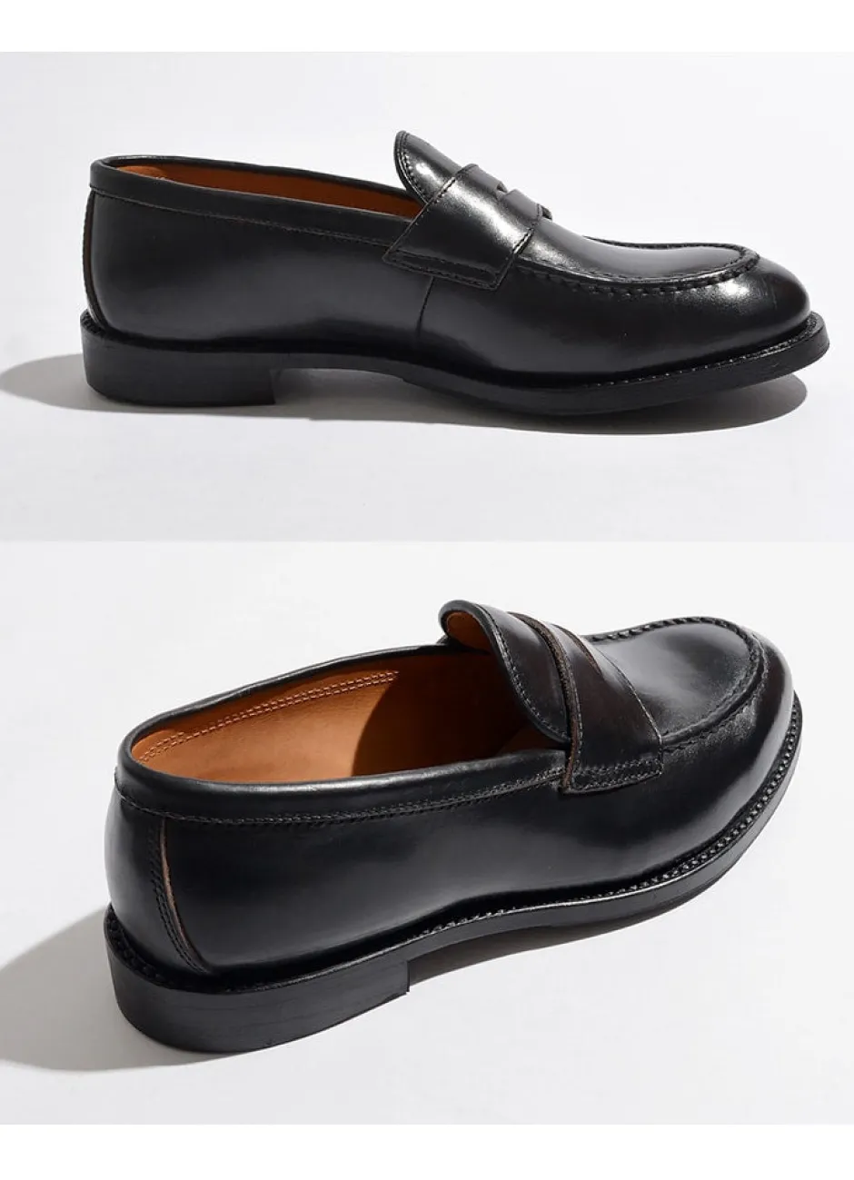 Leather Shoes & Boots^WHEELROBE / Heavy Stitching Loafer black