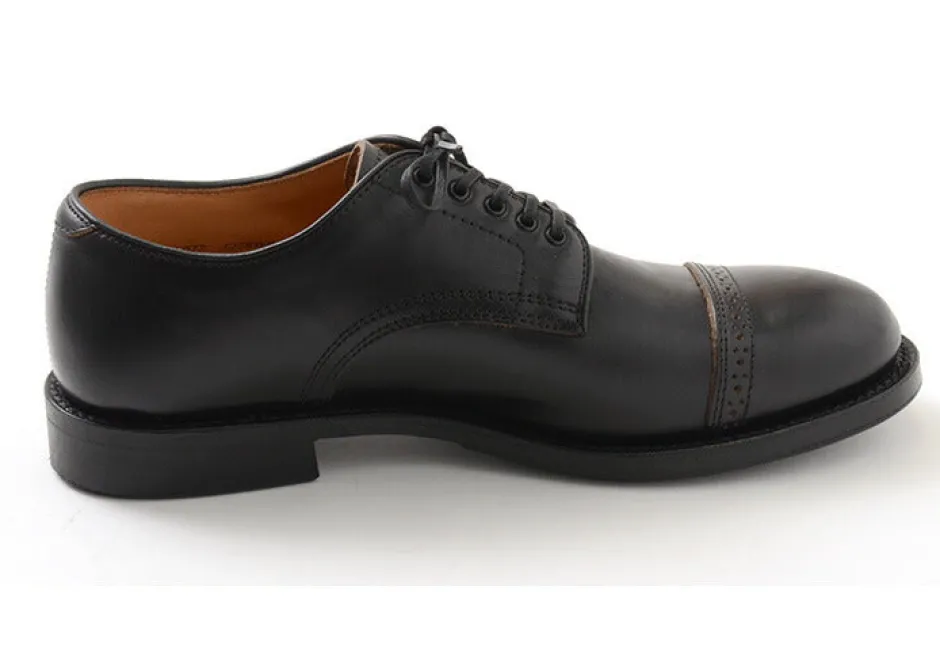 Leather Shoes & Boots^WHEELROBE / Punched Cap Toe Derby Shoes