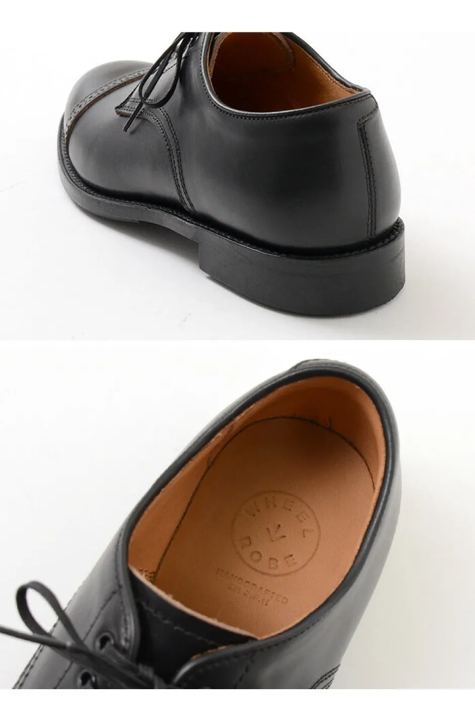 Leather Shoes & Boots^WHEELROBE / Punched Cap Toe Derby Shoes
