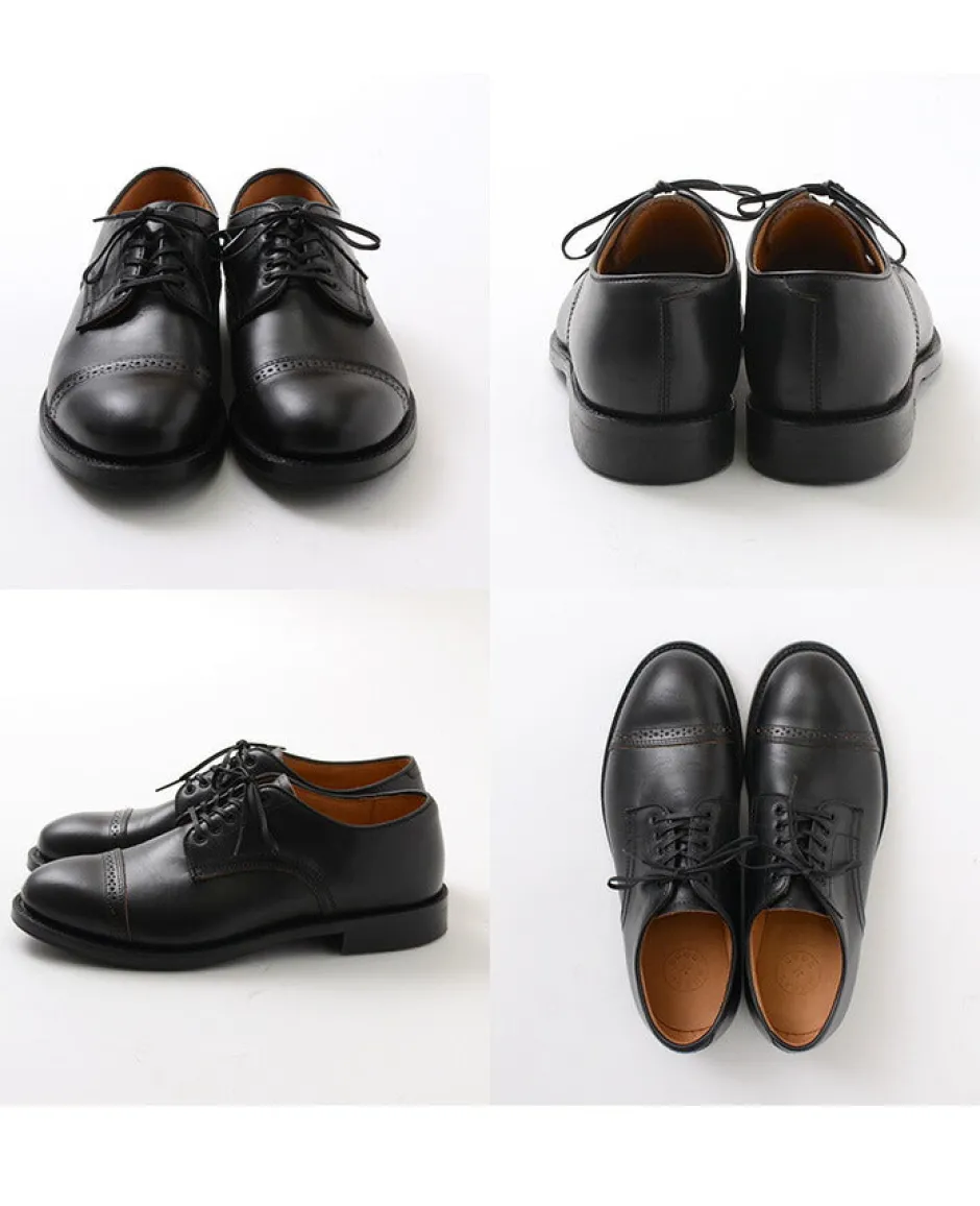 Leather Shoes & Boots^WHEELROBE / Punched Cap Toe Derby Shoes
