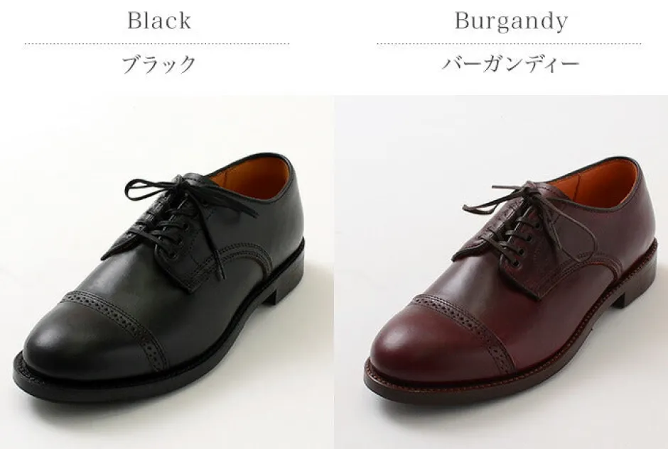 Leather Shoes & Boots^WHEELROBE / Punched Cap Toe Derby Shoes