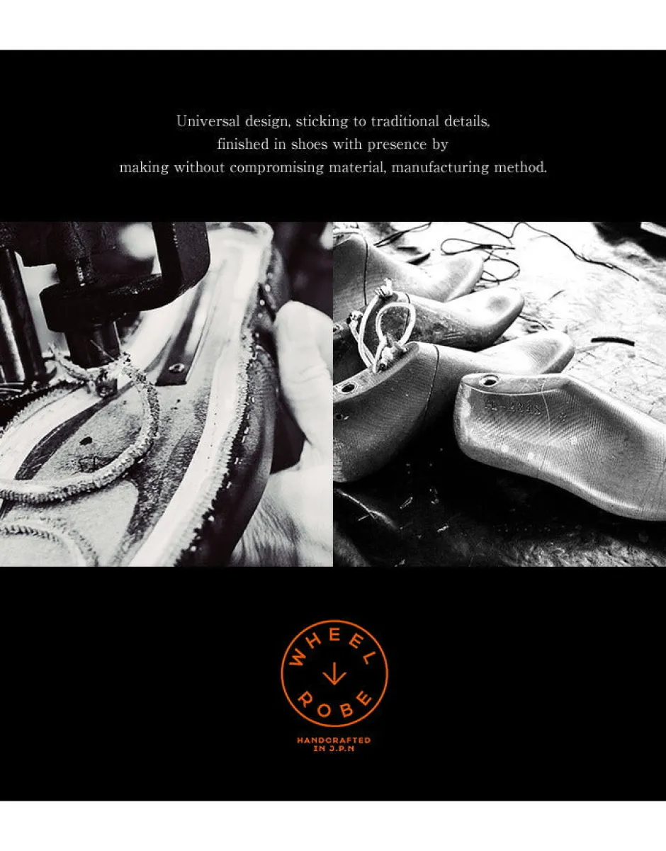 Leather Shoes & Boots^WHEELROBE / Punched Cap Toe Derby Shoes