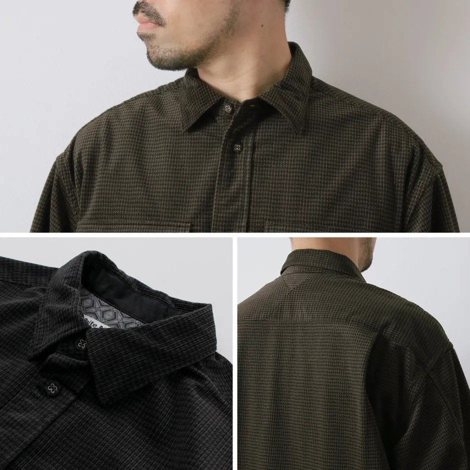 Shirts^WHITE MOUNTAINEERING / Mid Gusset Sleeve Tricot Check Shirt