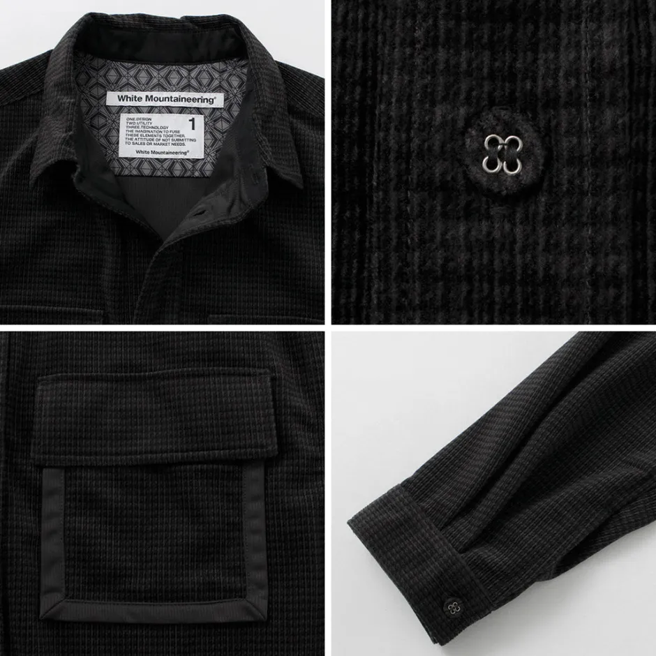 Shirts^WHITE MOUNTAINEERING / Mid Gusset Sleeve Tricot Check Shirt
