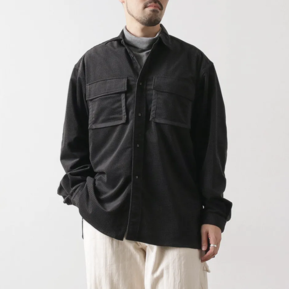 Shirts^WHITE MOUNTAINEERING / Mid Gusset Sleeve Tricot Check Shirt