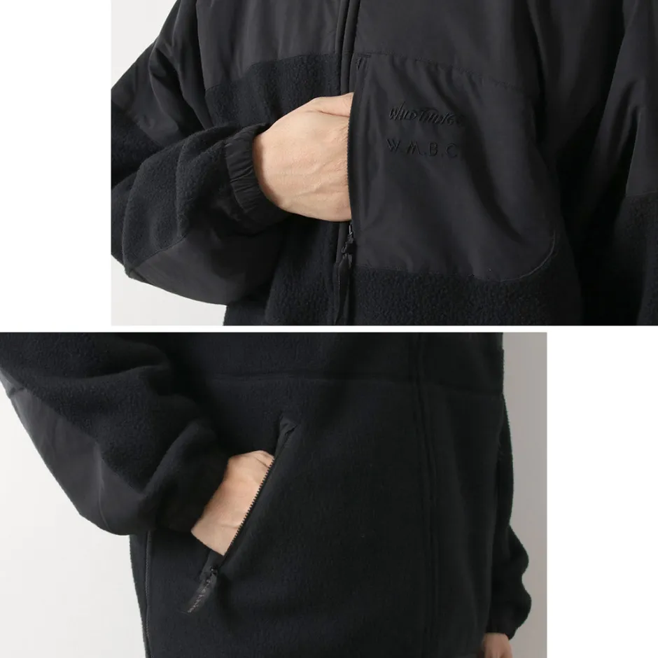 Jackets^WHITE MOUNTAINEERING / WILD THINGS Collaboration Fleece Jacket black