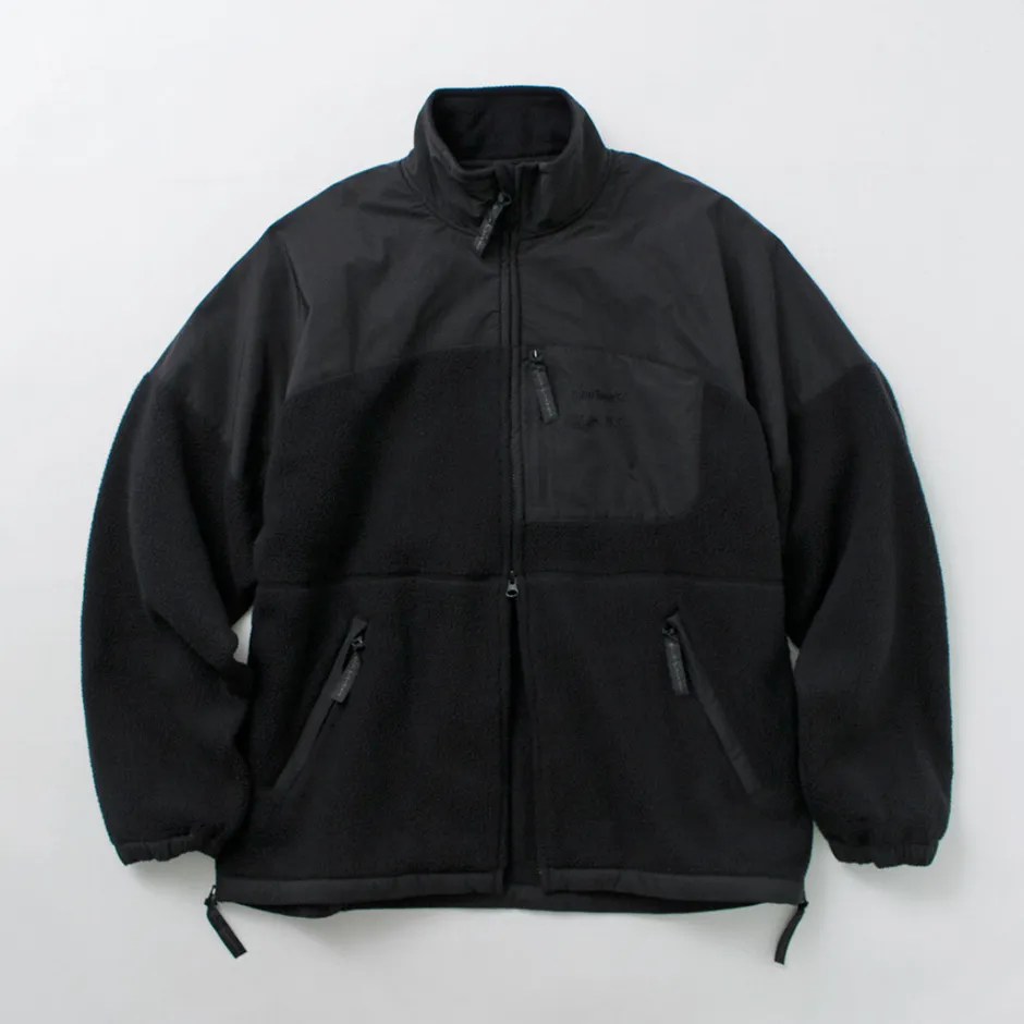 Jackets^WHITE MOUNTAINEERING / WILD THINGS Collaboration Fleece Jacket black