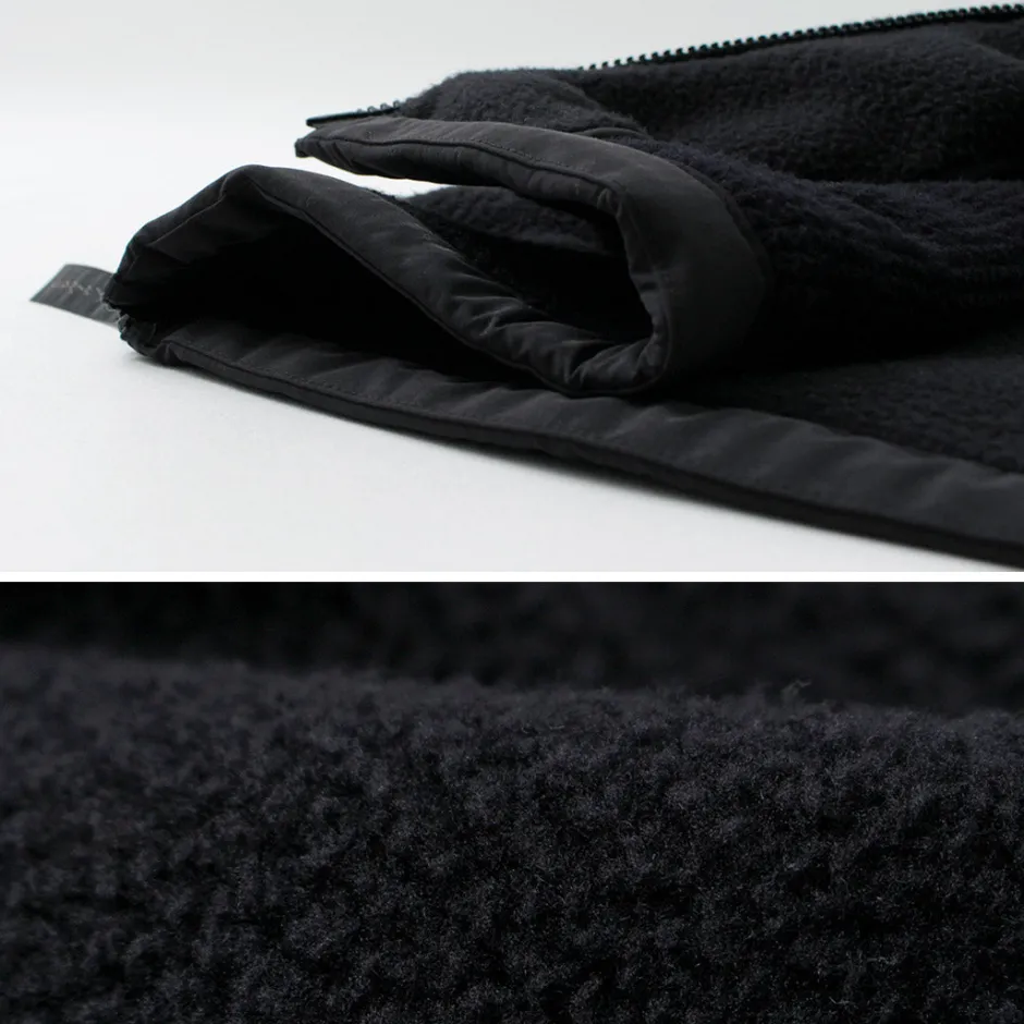 Jackets^WHITE MOUNTAINEERING / WILD THINGS Collaboration Fleece Jacket black