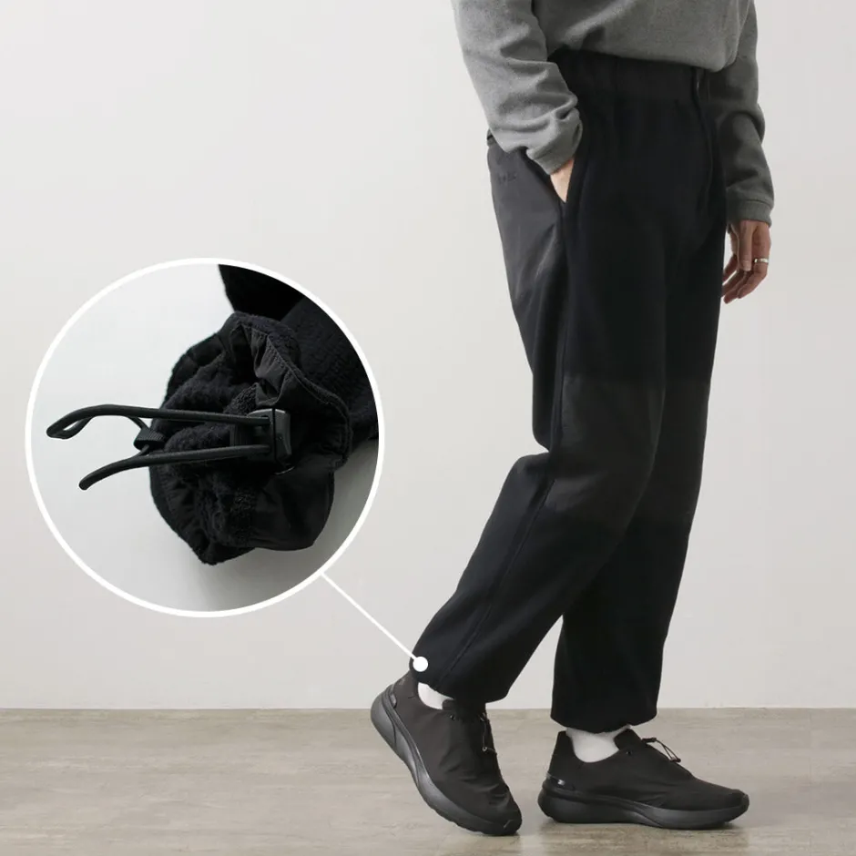 Trousers^WHITE MOUNTAINEERING / WILD THINGS Collaboration Fleece Pants black
