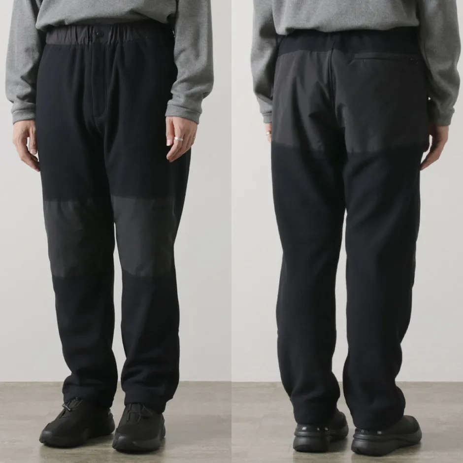 Trousers^WHITE MOUNTAINEERING / WILD THINGS Collaboration Fleece Pants black