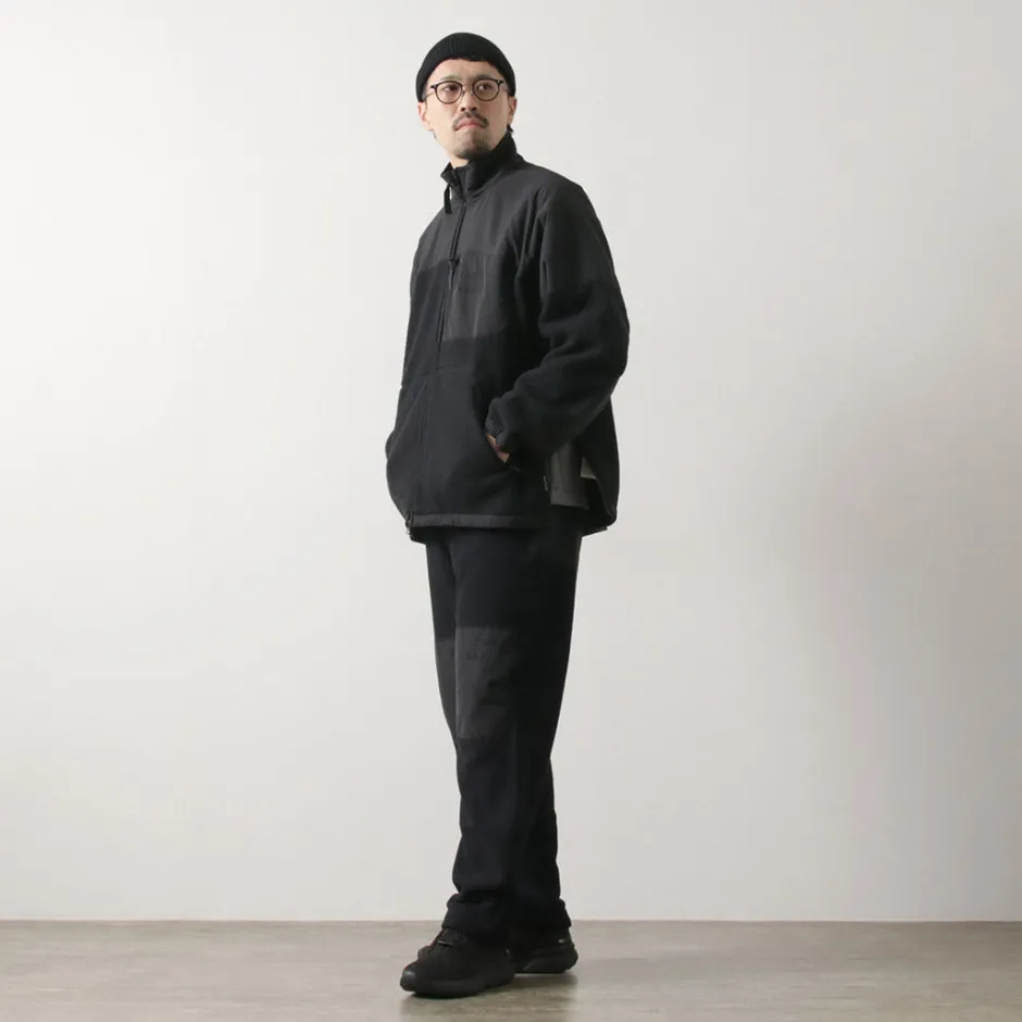 Trousers^WHITE MOUNTAINEERING / WILD THINGS Collaboration Fleece Pants black
