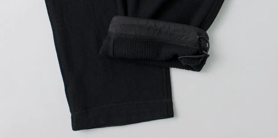 Trousers^WHITE MOUNTAINEERING / WILD THINGS Collaboration Fleece Pants black