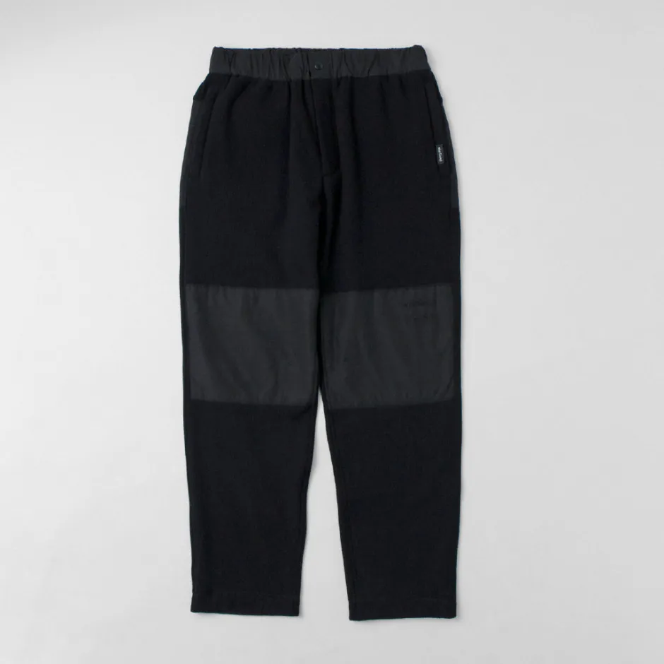 Trousers^WHITE MOUNTAINEERING / WILD THINGS Collaboration Fleece Pants black