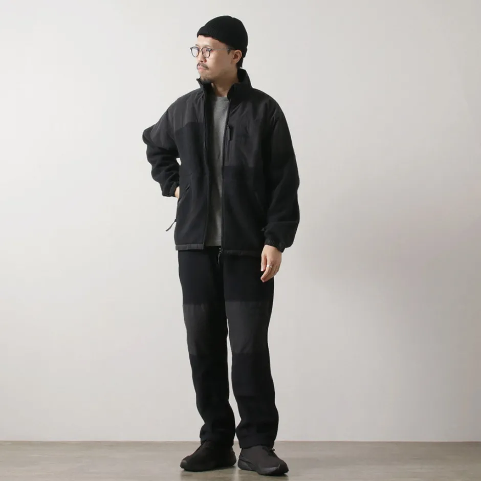 Trousers^WHITE MOUNTAINEERING / WILD THINGS Collaboration Fleece Pants black