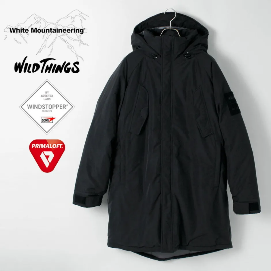 Coats^WHITE MOUNTAINEERING / WILD THINGS Collaboration Transport Parka black