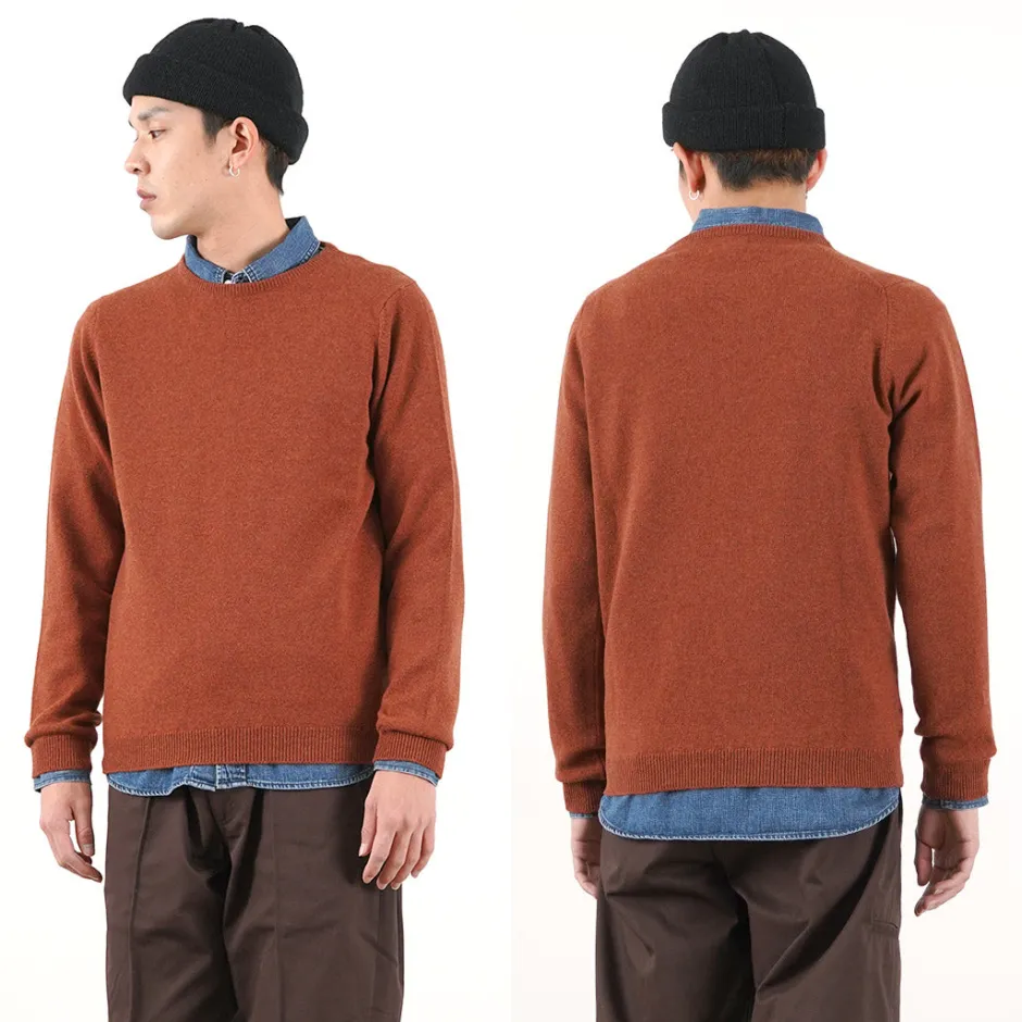 Knits^WILLIAM LOCKIE / Lambswool crew neck knit