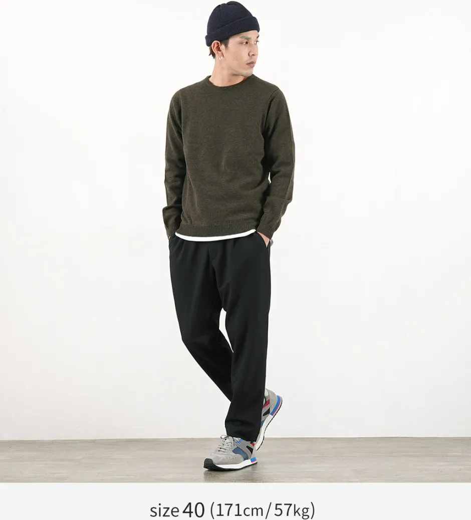 Knits^WILLIAM LOCKIE / Lambswool crew neck knit
