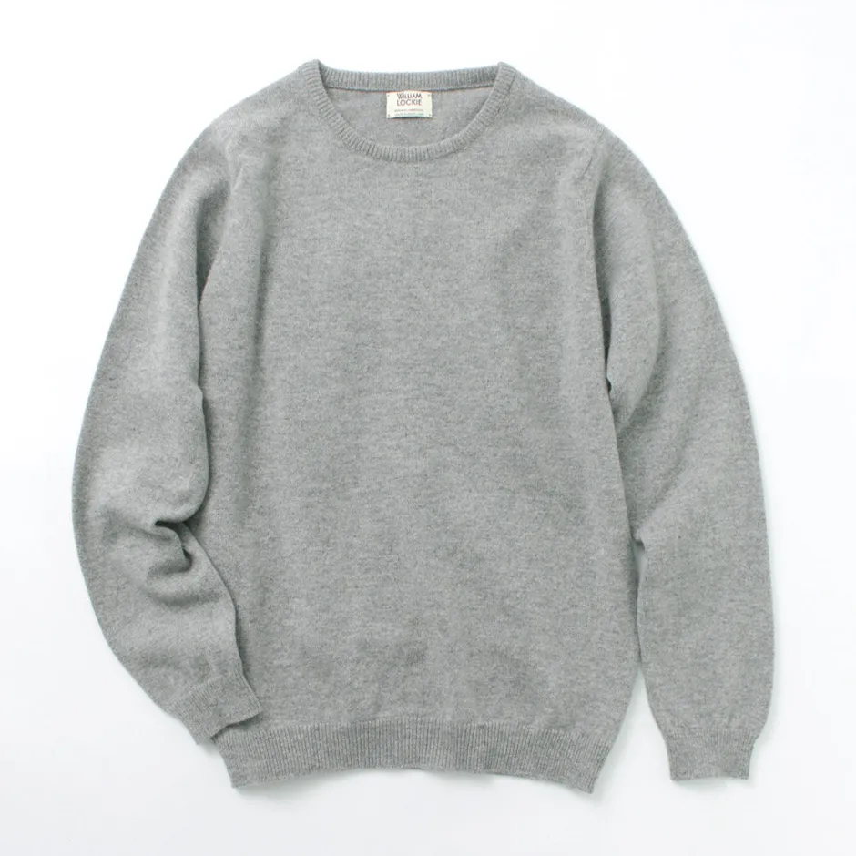 Knits^WILLIAM LOCKIE / Lambswool crew neck knit