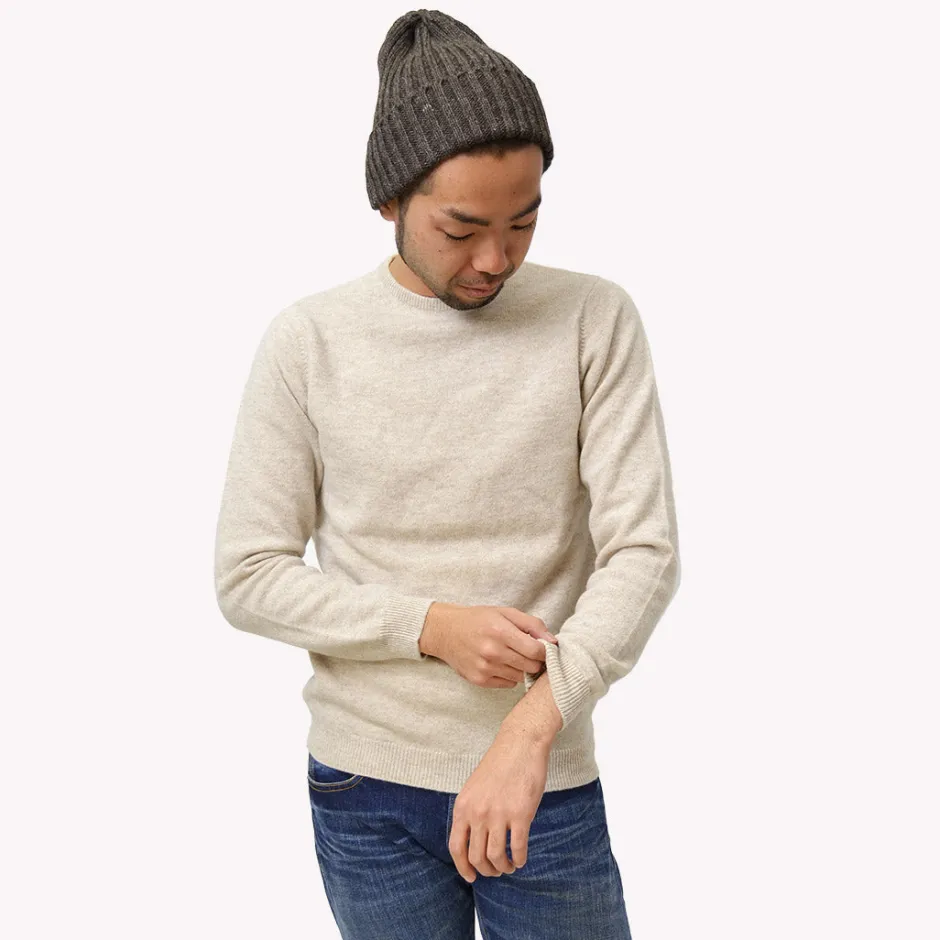 Knits^WILLIAM LOCKIE / Lambswool crew neck knit