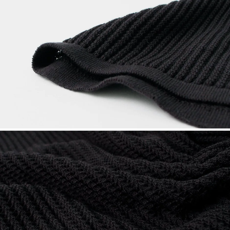 Shirts^YONETOMI NEW BASIC / Cotton SUKASHI Knit Shirt