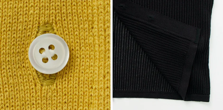 Shirts^YONETOMI NEW BASIC / Cotton SUKASHI Knit Shirt
