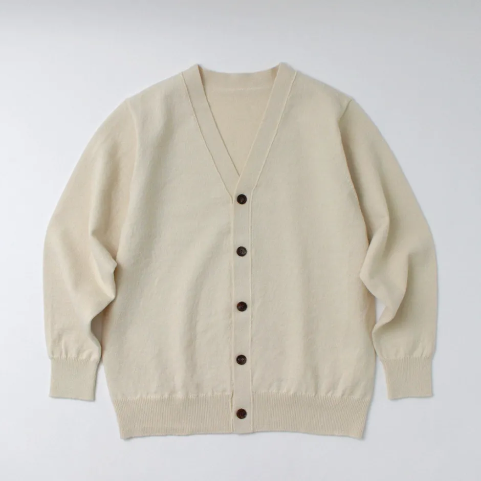 Cardigans^YONETOMI NEW BASIC / Rigid Cashmere Knit Cardigan kinari