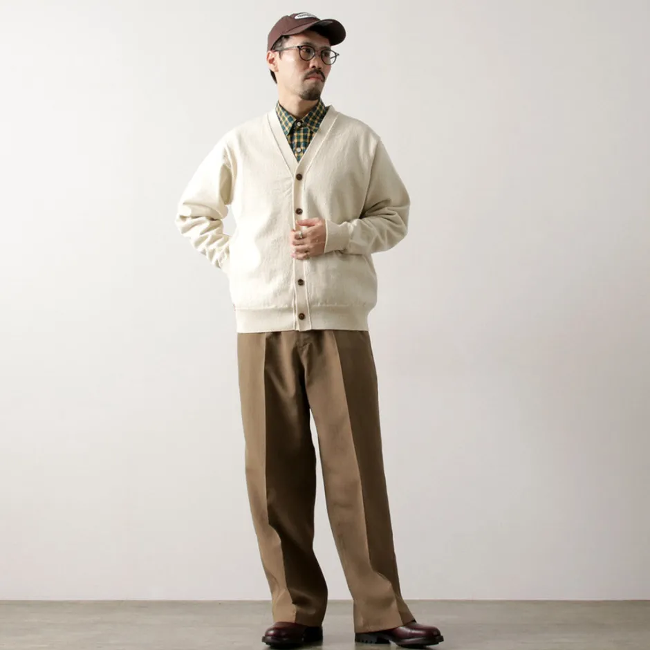 Cardigans^YONETOMI NEW BASIC / Rigid Cashmere Knit Cardigan kinari