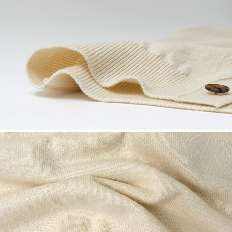 Cardigans^YONETOMI NEW BASIC / Rigid Cashmere Knit Cardigan kinari