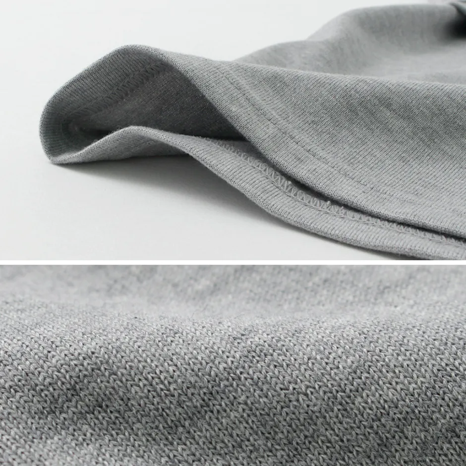 T-Shirts^YONETOMI NEW BASIC / Side Round body knitted T-shirt