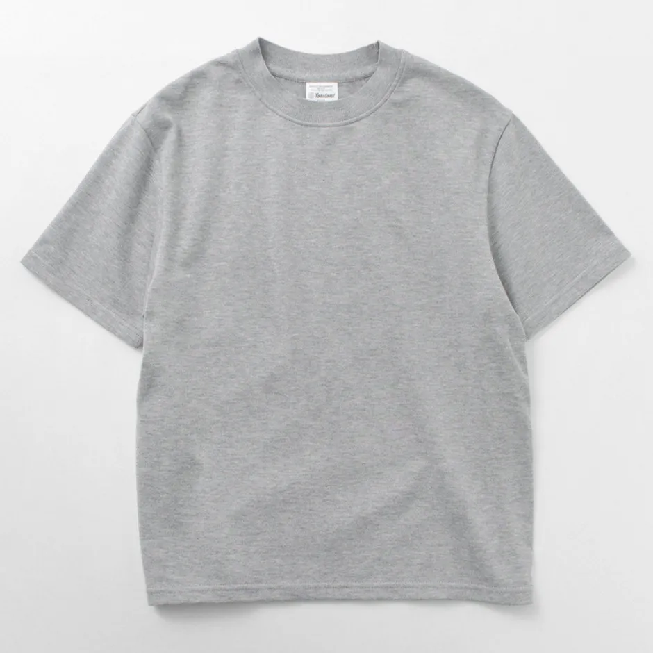 T-Shirts^YONETOMI NEW BASIC / Side Round body knitted T-shirt