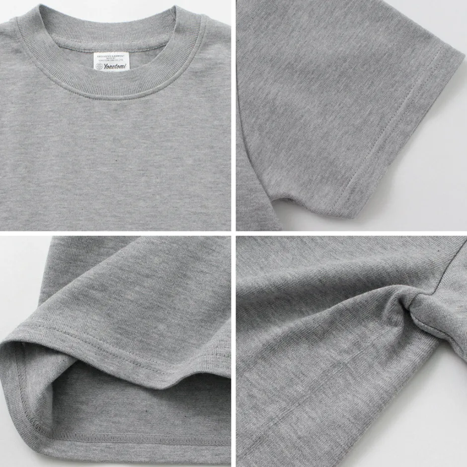 T-Shirts^YONETOMI NEW BASIC / Side Round body knitted T-shirt
