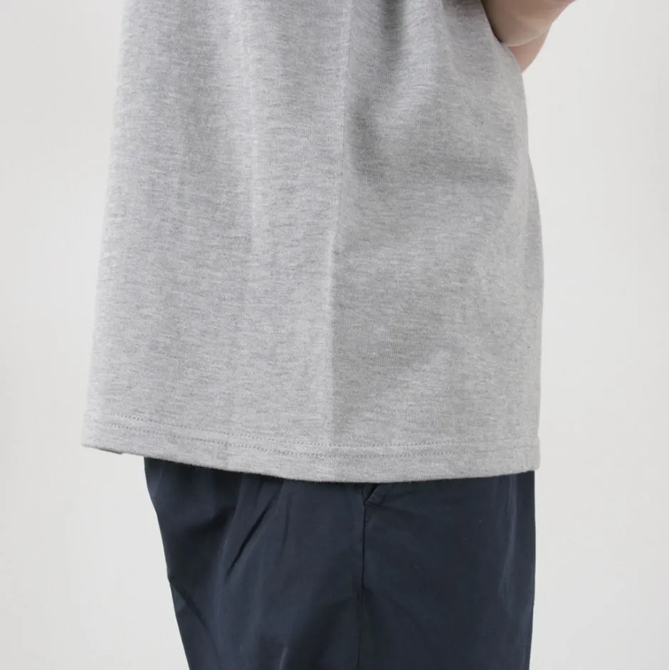 T-Shirts^YONETOMI NEW BASIC / Side Round body knitted T-shirt