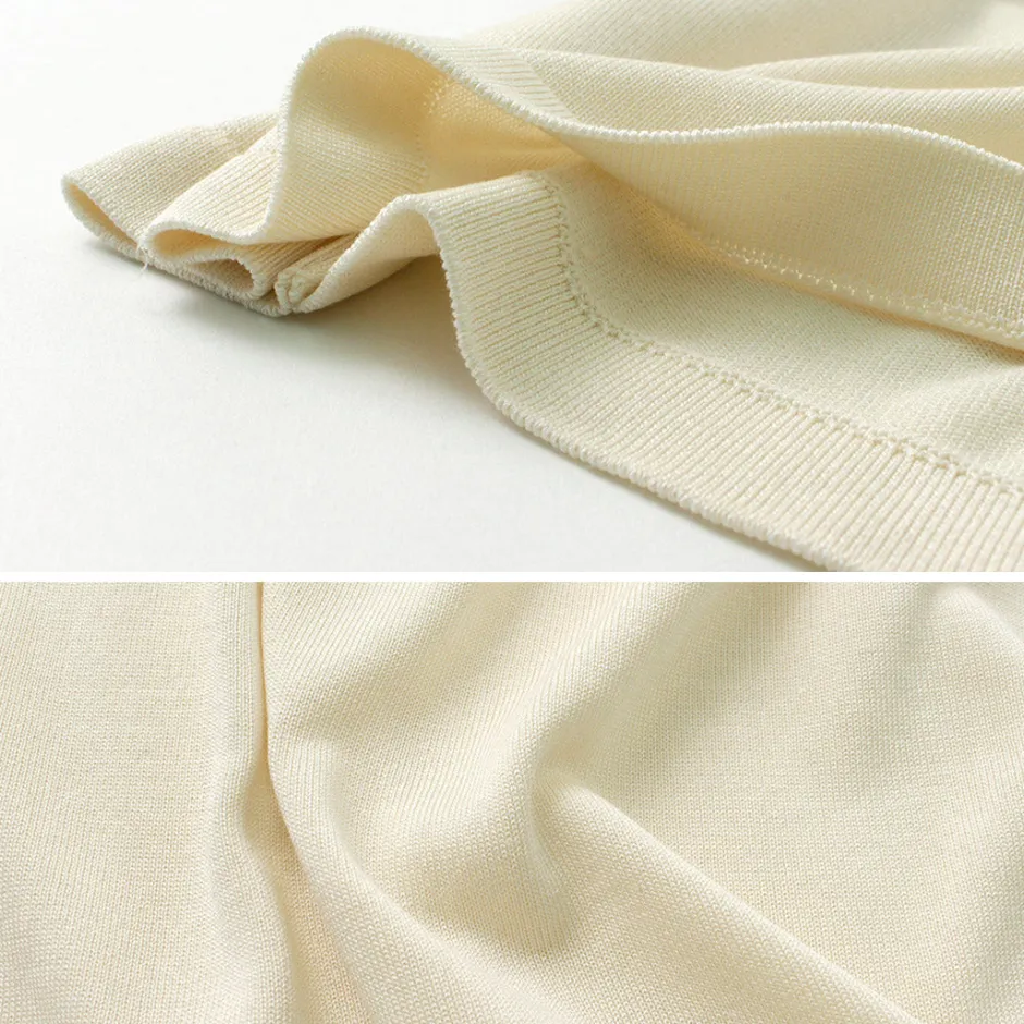 T-Shirts^YONETOMI NEW BASIC / Silk Knit T-Shirt
