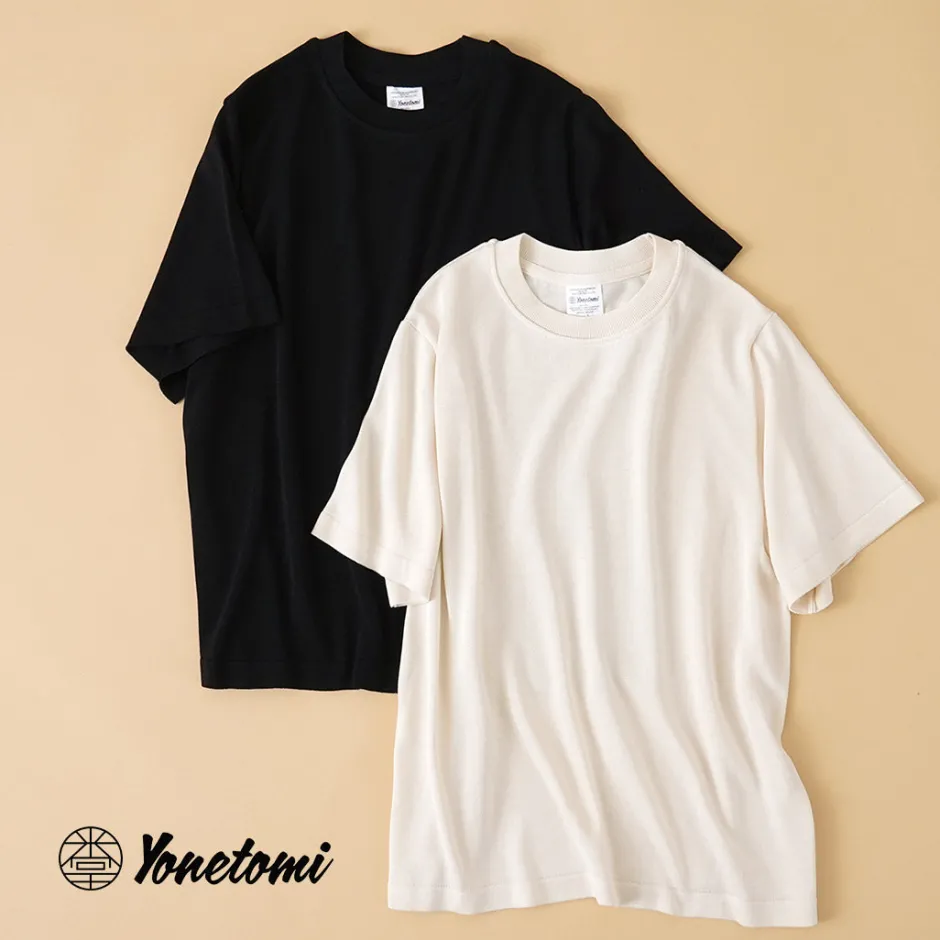 T-Shirts^YONETOMI NEW BASIC / Silk Knit T-Shirt