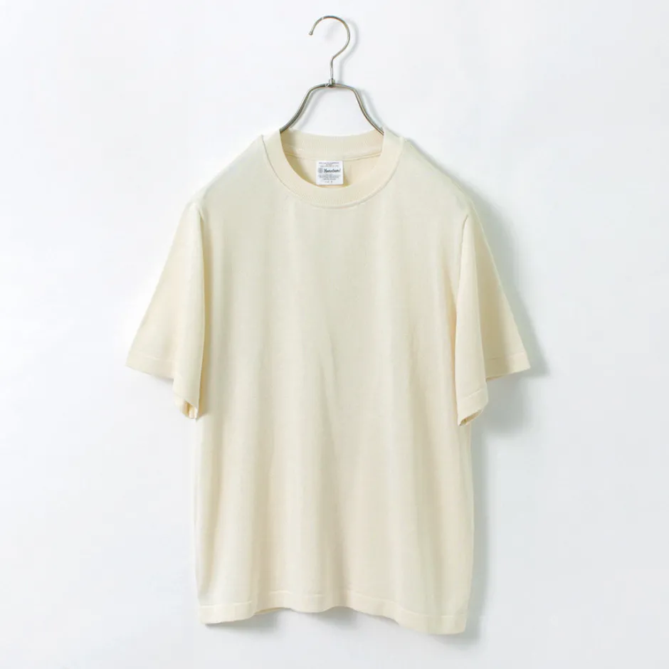 T-Shirts^YONETOMI NEW BASIC / Silk Knit T-Shirt