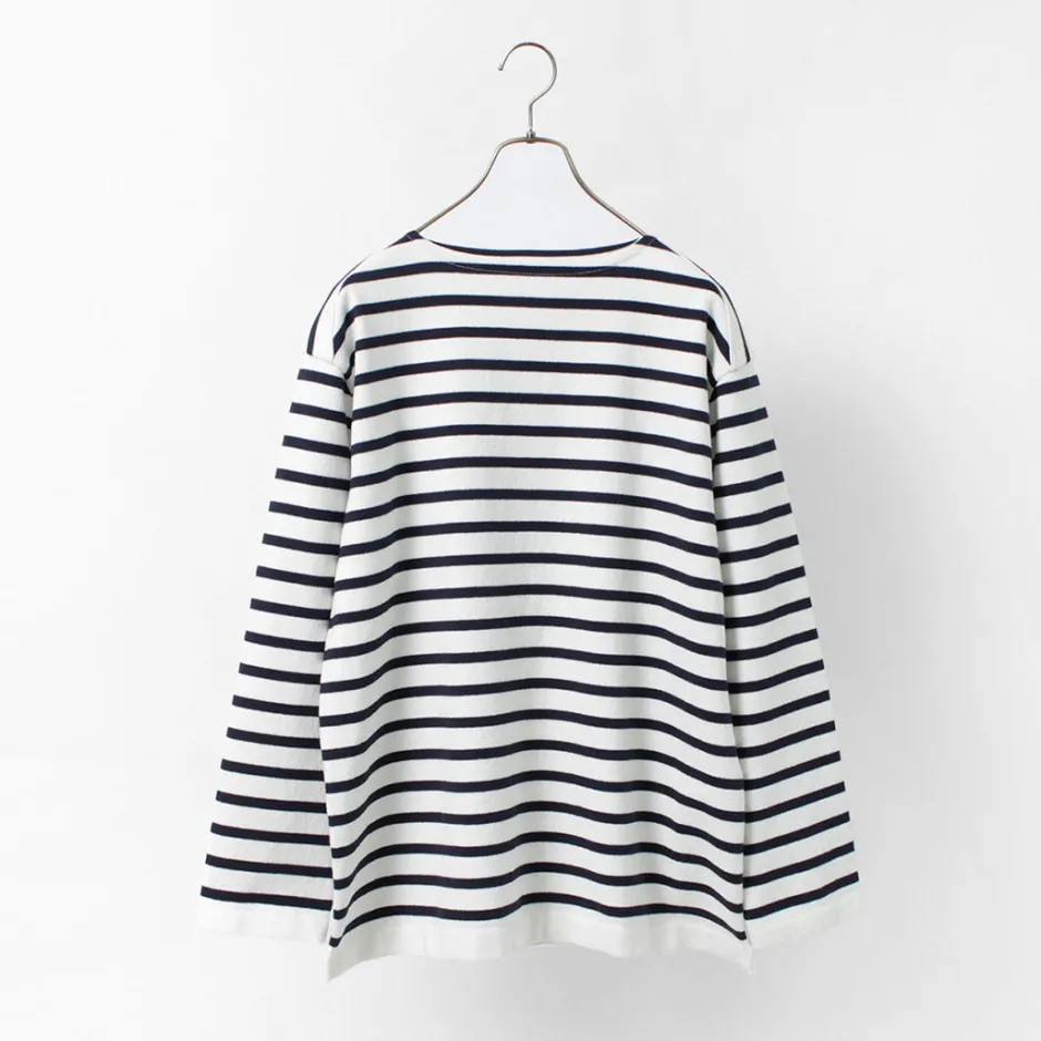 T-Shirts^YONETOMI NEW BASIC / Wave Cotton Basque Knit Pullover