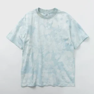 T-Shirts^YONETOMI NEW BASIC / Yonetomi×Watanabes garment dye T-shirt lightblue