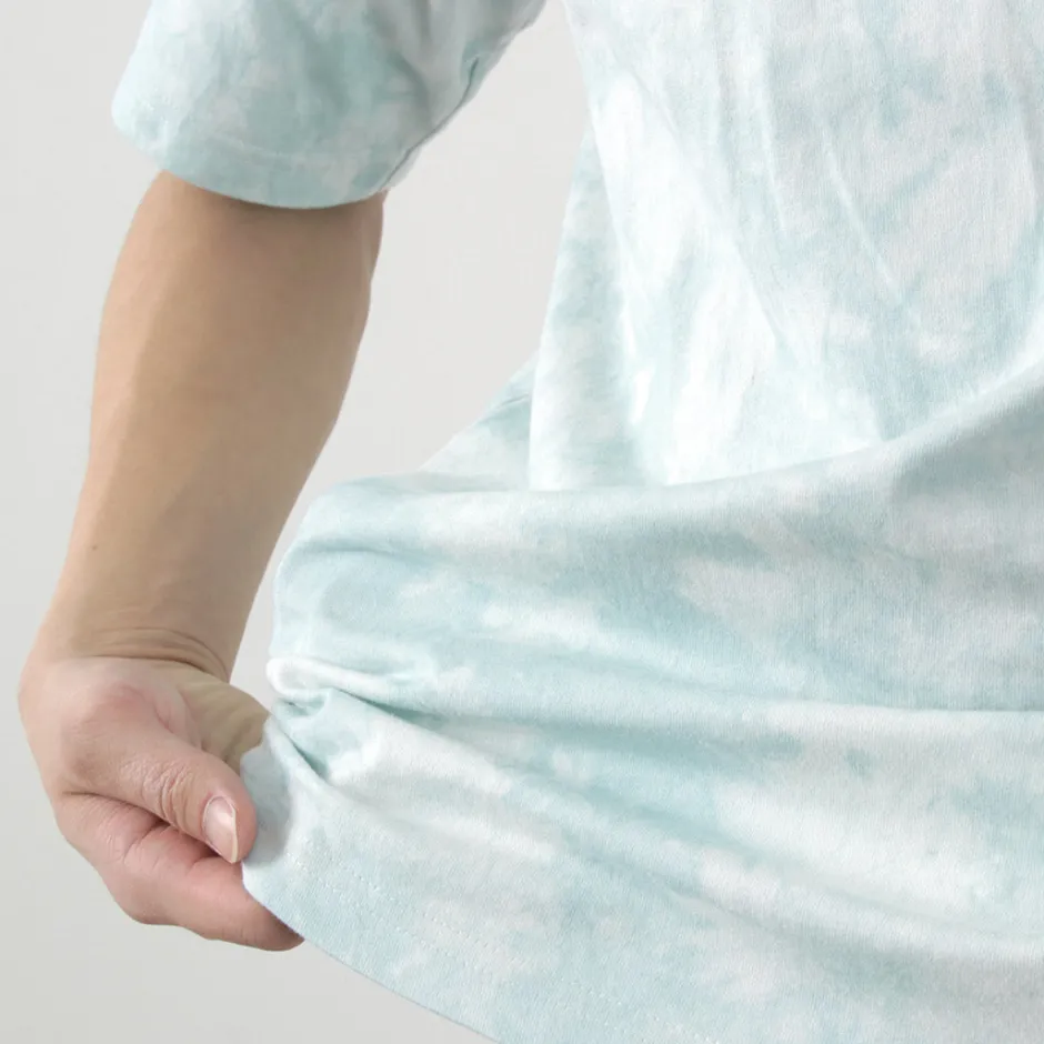 T-Shirts^YONETOMI NEW BASIC / Yonetomi×Watanabes garment dye T-shirt lightblue