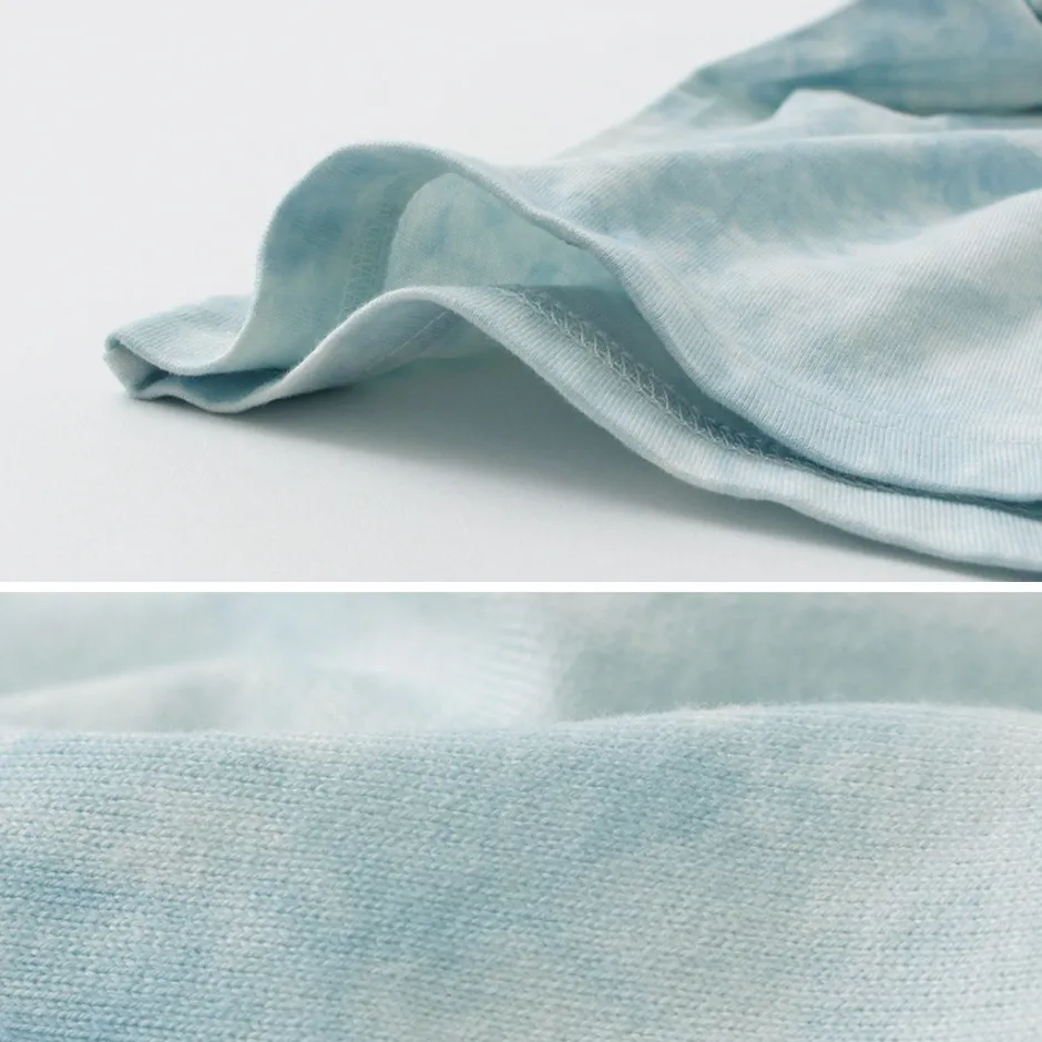 T-Shirts^YONETOMI NEW BASIC / Yonetomi×Watanabes garment dye T-shirt lightblue